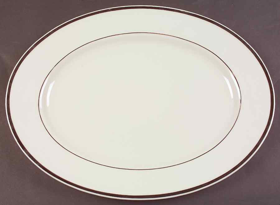 St. Regis 15" Oval Serving Platter by Castleton (USA)-1