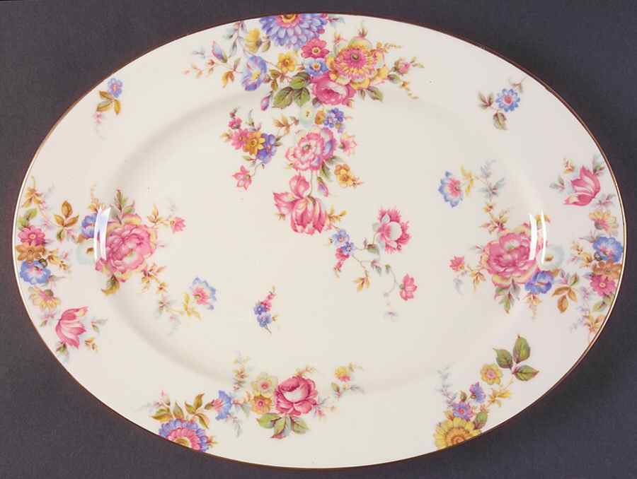 Sunnybrooke 13" Oval Serving Platter by Castleton (USA)-1