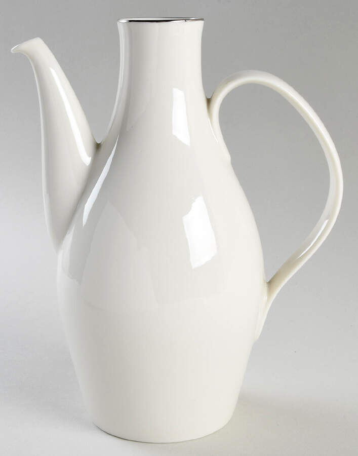 Symmetra (Platinum) Coffee Pot No Lid by Castleton (USA)-1