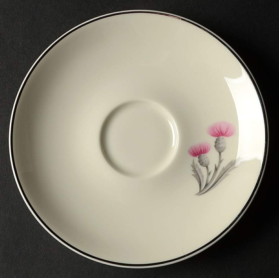 Thistle Saucer for Flat Cup by Castleton (USA)-1