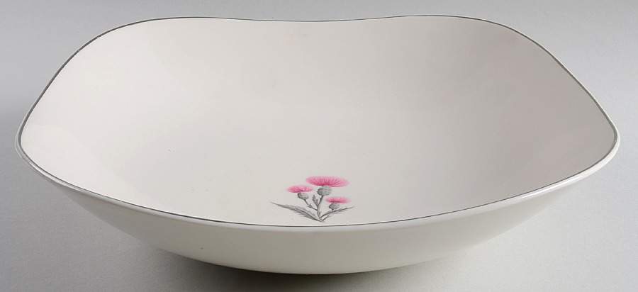 Thistle Square Salad Serving Bowl by Castleton (USA)-1