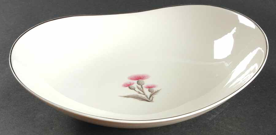 Thistle 11" Oval Vegetable Bowl by Castleton (USA)-1