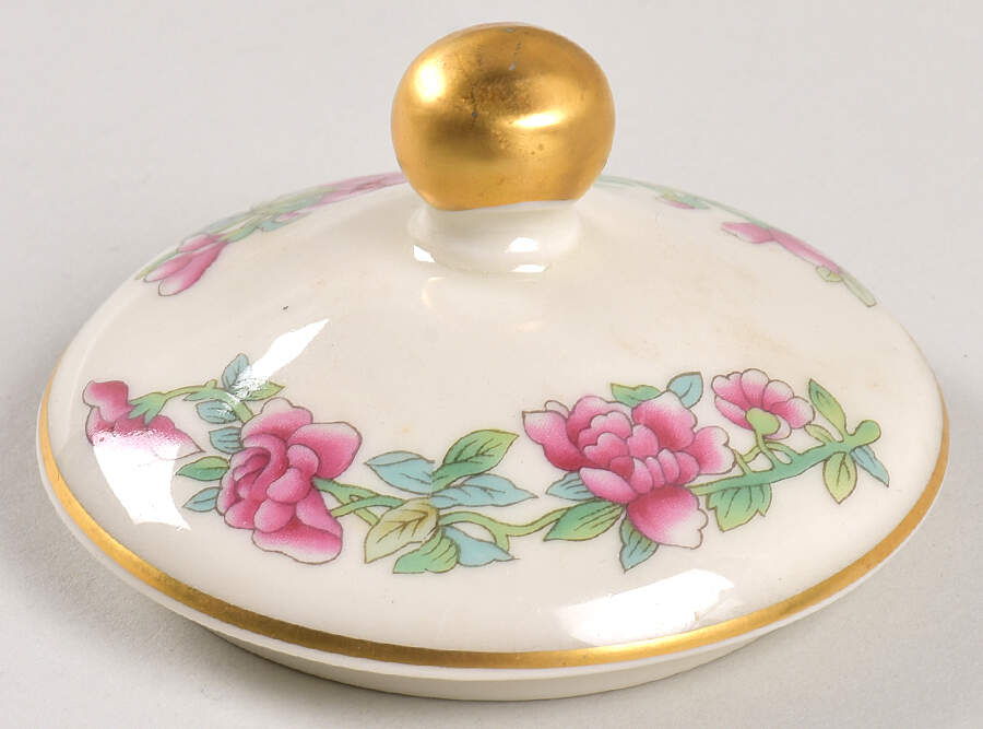Tree of India Lid for Sugar Bowl by Castleton (USA)-1
