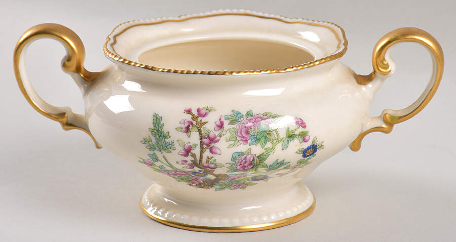 Tree of India Sugar Bowl No Lid by Castleton (USA)-1