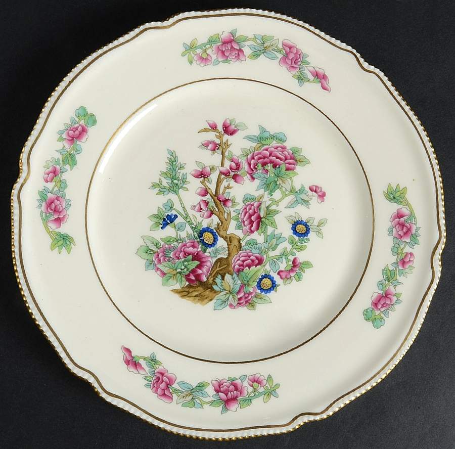 Tree of India Luncheon Plate by Castleton (USA)-1