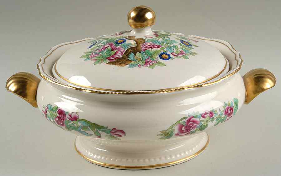 Tree of India Round Covered Vegetable by Castleton (USA)-1
