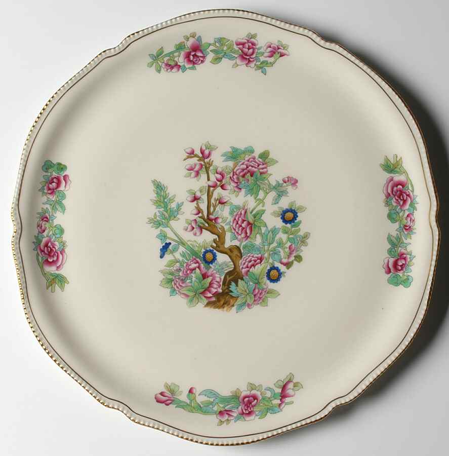 Tree of India 12" Chop Plate (Round Platter) by Castleton (USA)-1