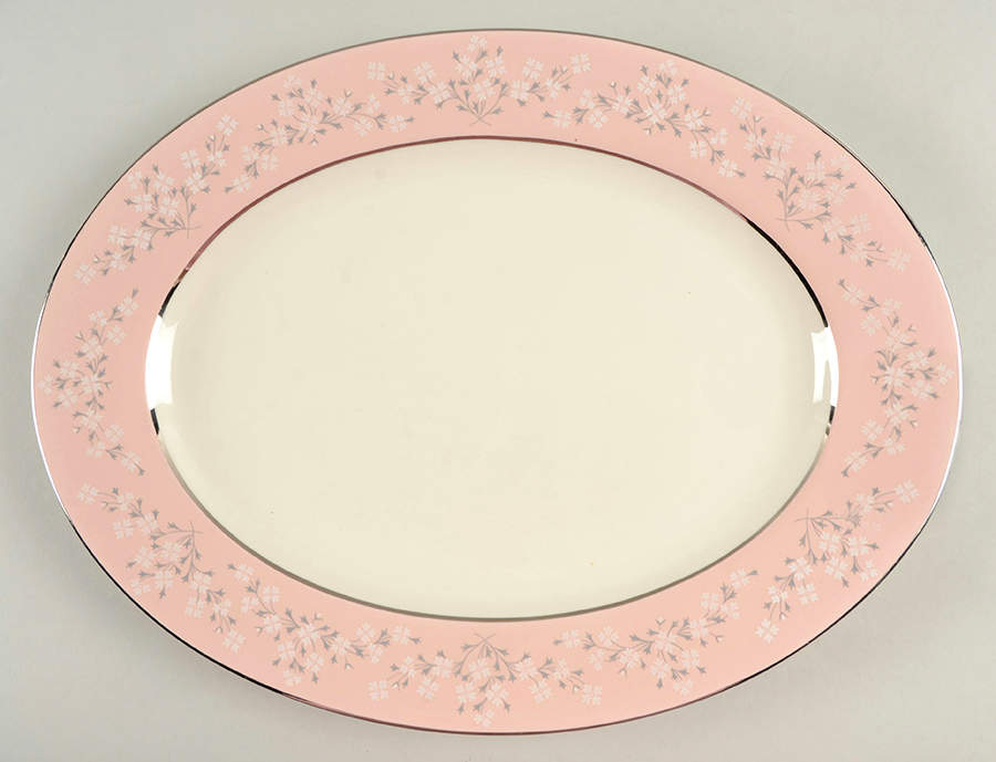 Trousseau 13" Oval Serving Platter by Castleton (USA)-1