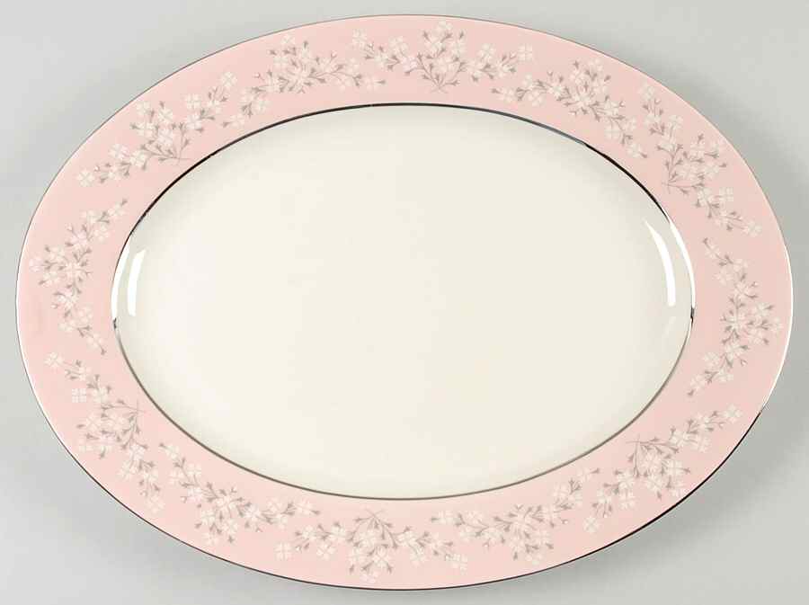 Trousseau 15" Oval Serving Platter by Castleton (USA)-1