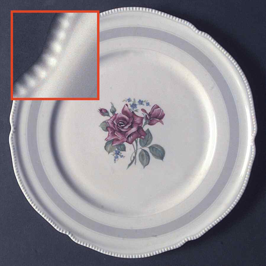 Tudor Rose Dinner Plate by Castleton (USA)-1