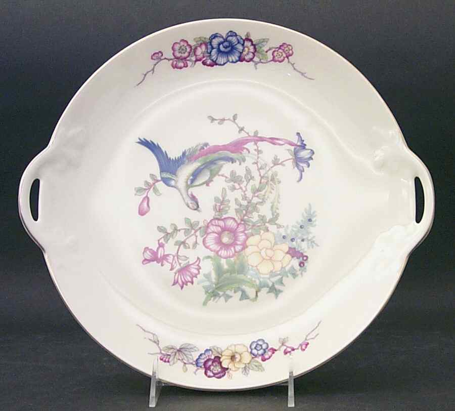 Venetian Handled Cake Plate by Castleton (USA)-1