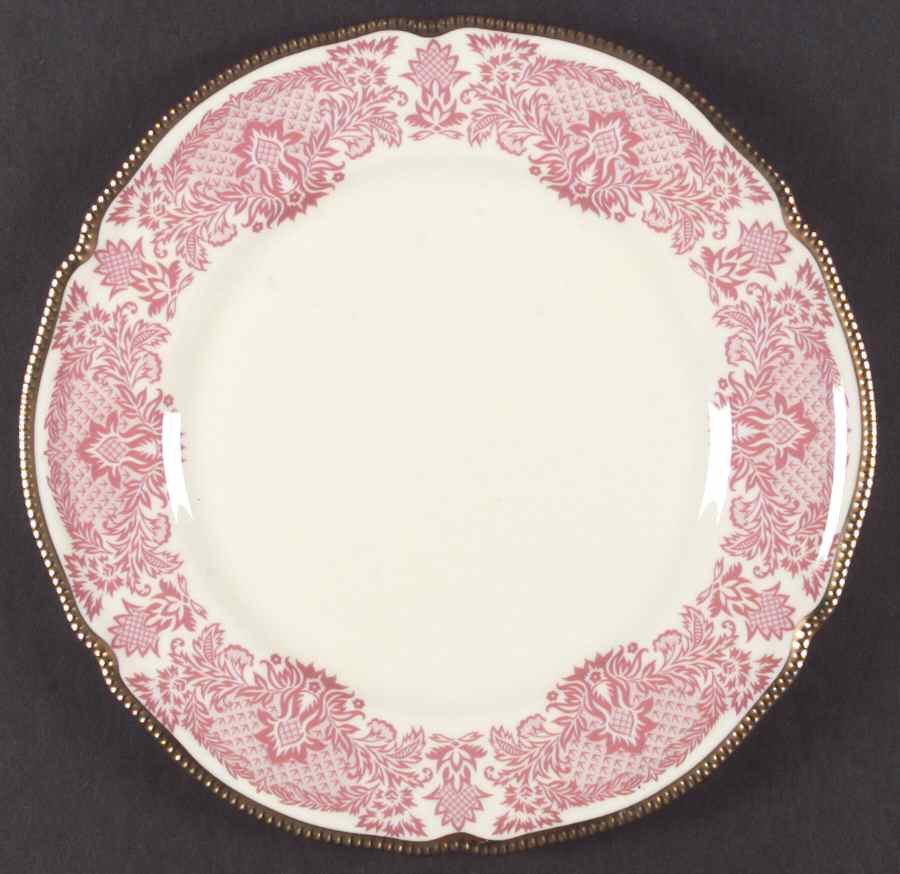 Victoria Rose Dinner Plate by Castleton (USA)-1