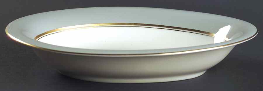 Windermere Grey 10" Oval Vegetable Bowl by Castleton (USA)-1