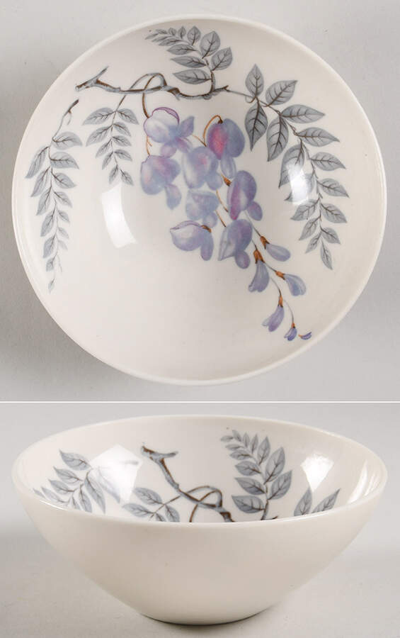 Wisteria Flat Cream Soup Bowl by Castleton (USA)-1