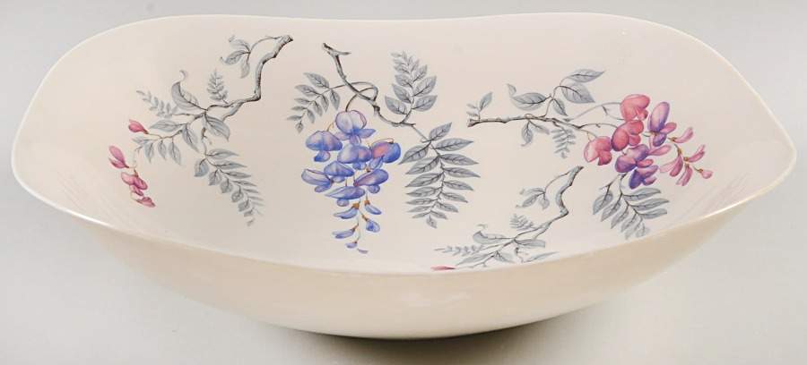 Wisteria Square Salad Serving Bowl by Castleton (USA)-1