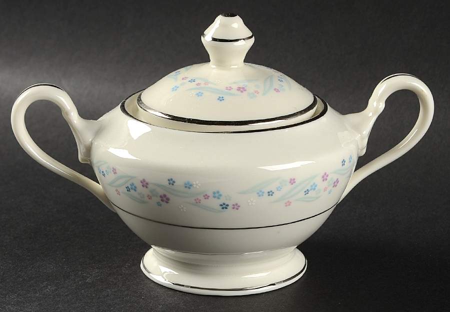 Woodsprite Sugar Bowl & Lid by Castleton (USA)-1