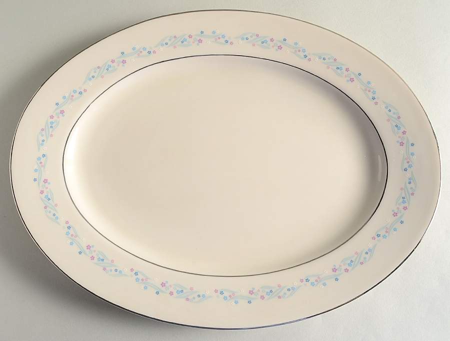 Woodsprite 15" Oval Serving Platter by Castleton (USA)-1