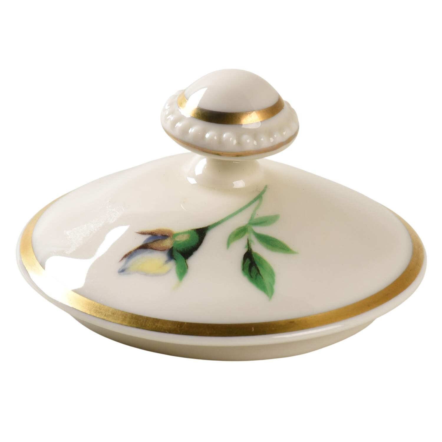York Rose Lid for Sugar Bowl by Castleton (USA)-1