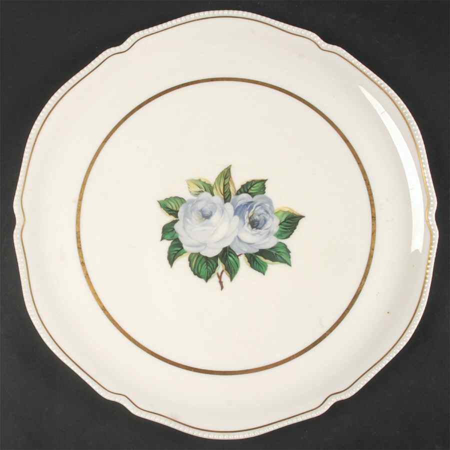 York Rose 12" Chop Plate (Round Platter) by Castleton (USA)-1