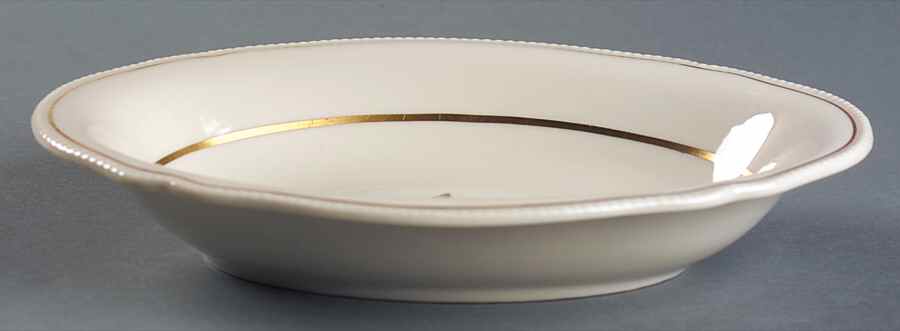 York Rose 10" Oval Vegetable Bowl by Castleton (USA)-1