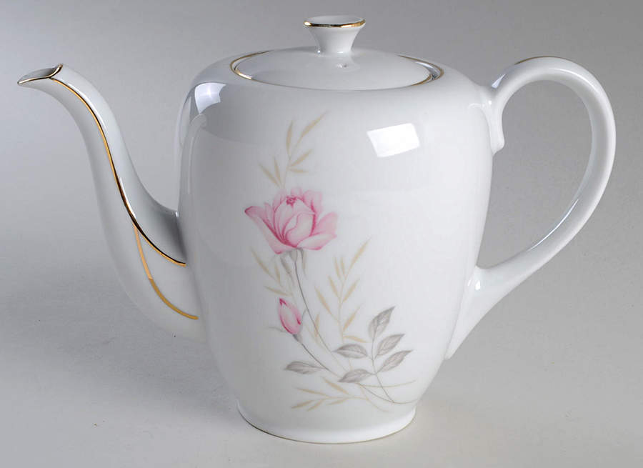 American Rose Tea/Coffee Pot & Lid by Camelot-1