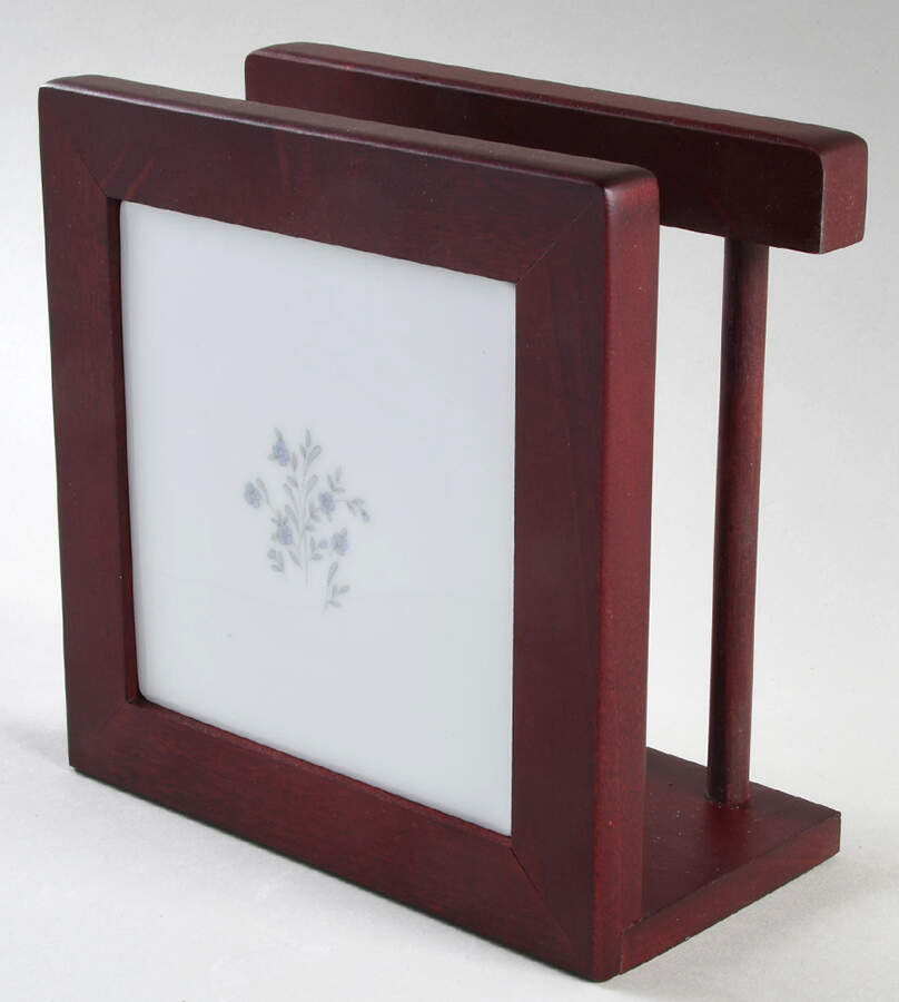 Gracious 6 1/8" Rosewood Napkin Holder  HC by Camelot-1