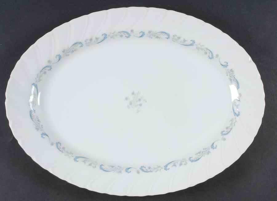 Gracious 16" Oval Serving Platter by Camelot-1
