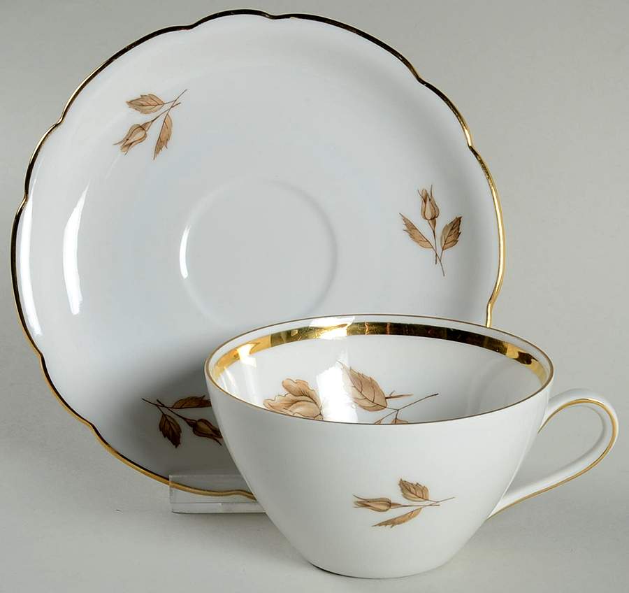 Summer Breeze Flat Cup & Saucer Set by Camelot-1