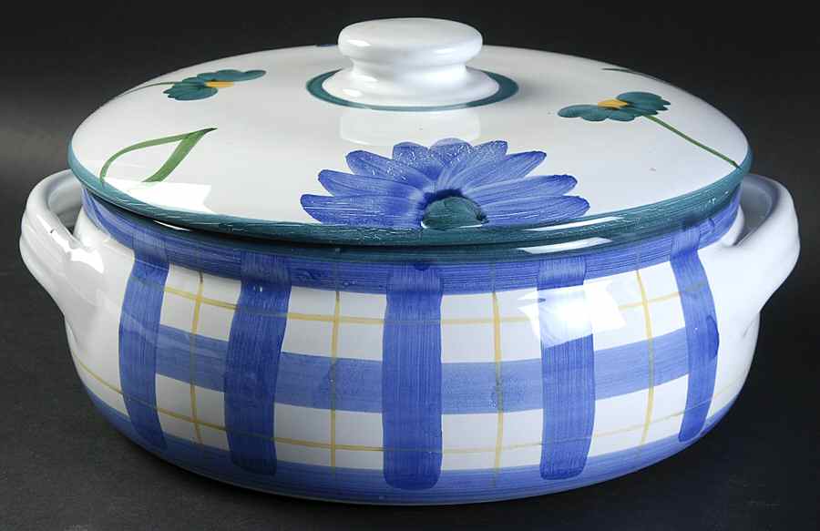 Arioso 1.5 Qt Round Covered Casserole by Caleca-1