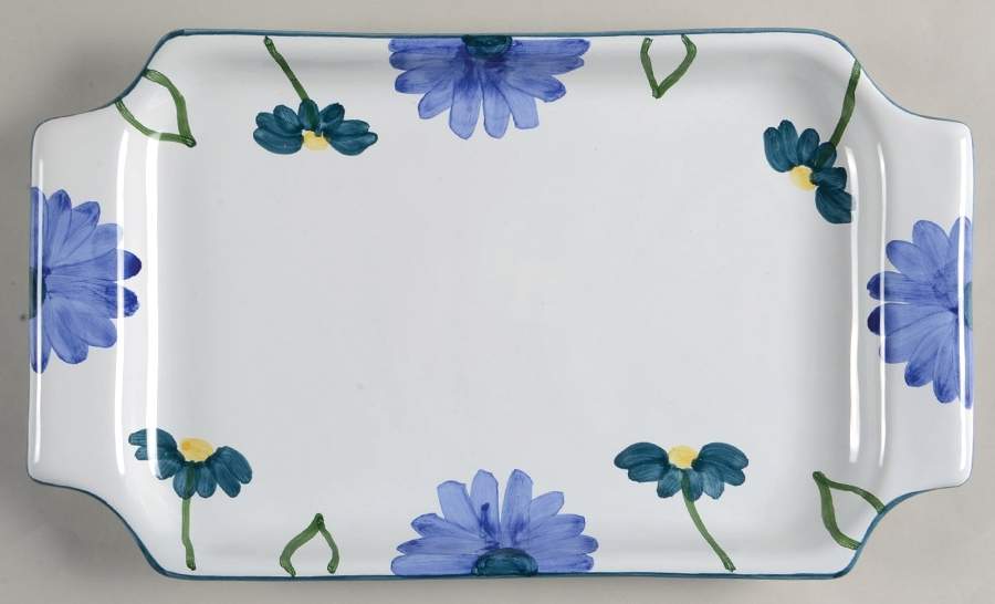 Arioso 14" Rectangular Serving Platter by Caleca-1