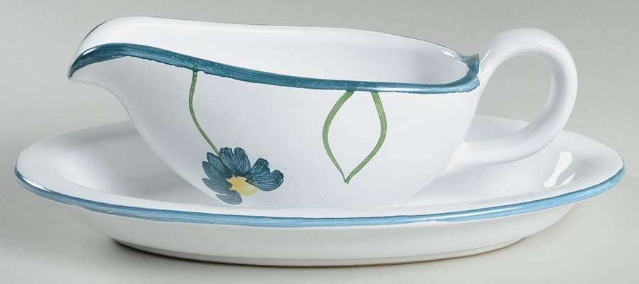 Arioso Gravy Boat & Underplate by Caleca-1