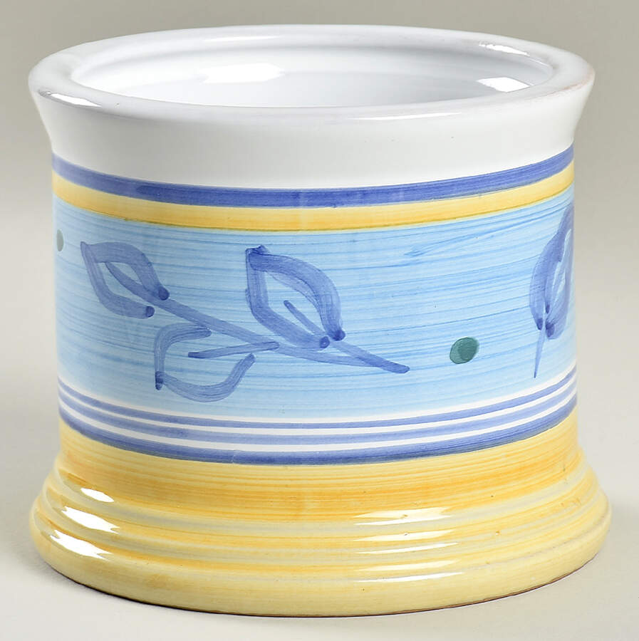 Azzurro Small Canister No Lid by Caleca-1