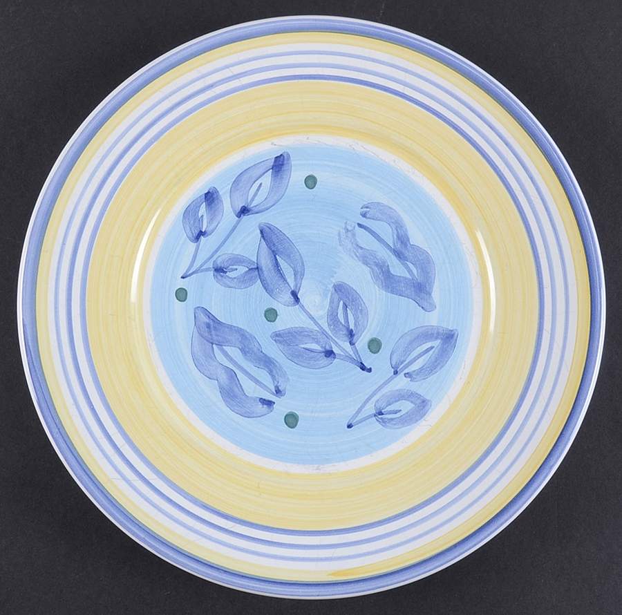 Azzurro Luncheon Plate by Caleca-1