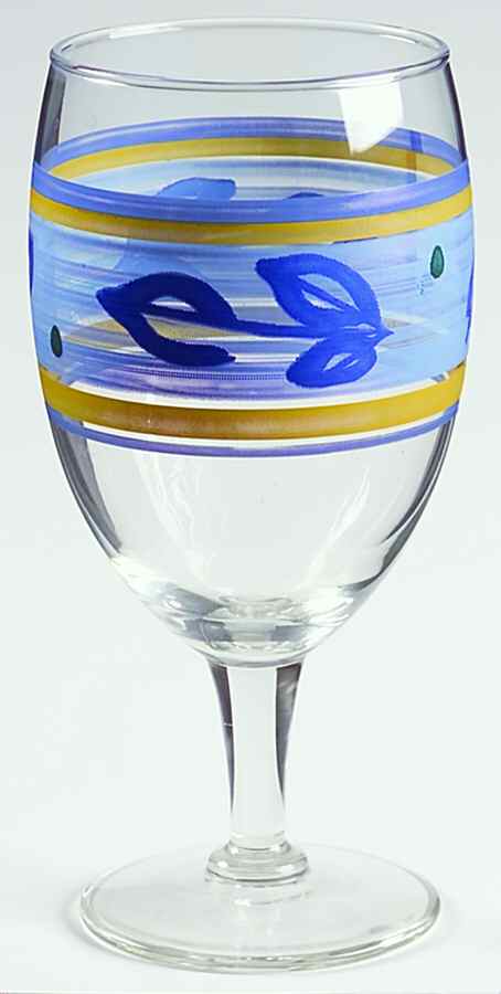 Azzurro Glassware Goblet by Caleca-1