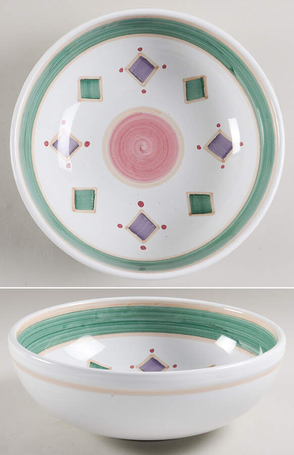 Belvidere 9" Round Vegetable Bowl by Caleca-1