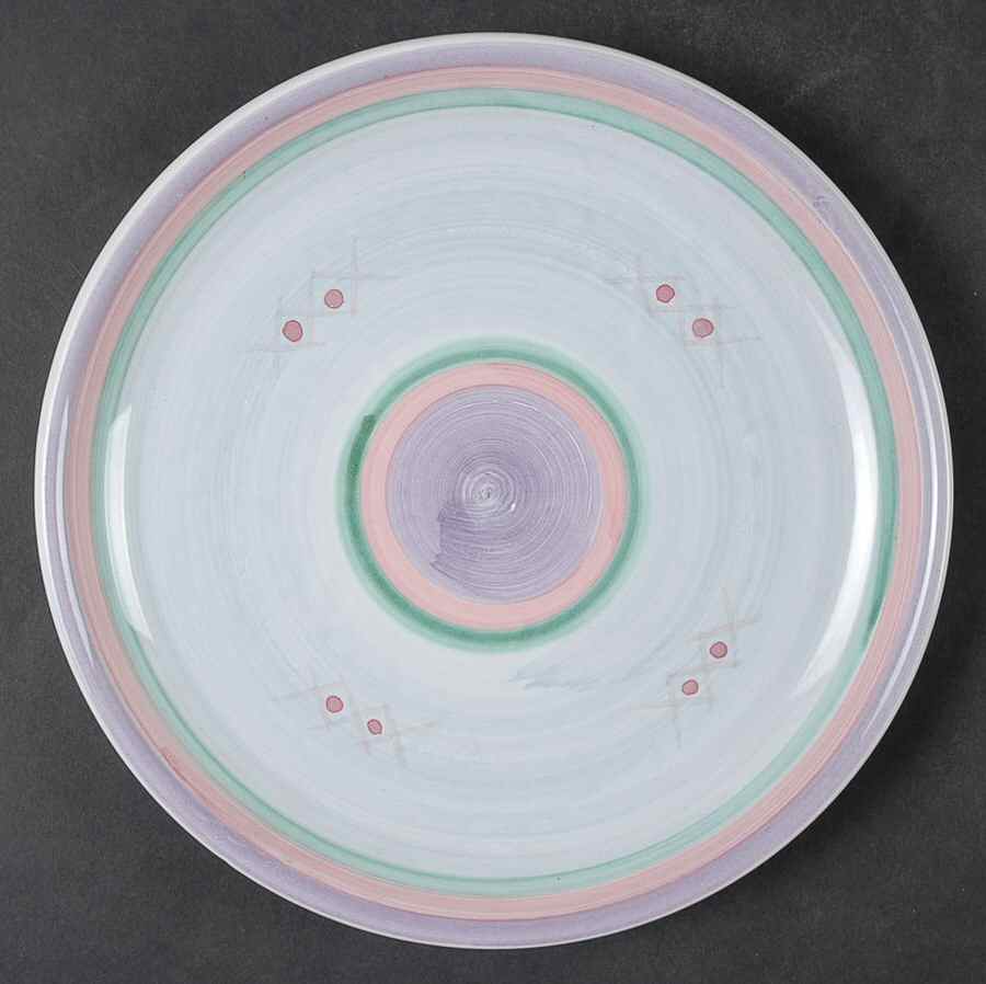 Marina (Blue&Lavender) Salad Plate by Caleca-1