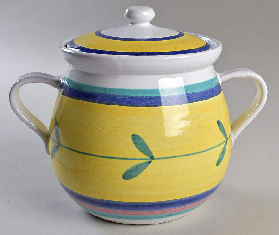 Carousel Bean Pot & Lid by Caleca-1