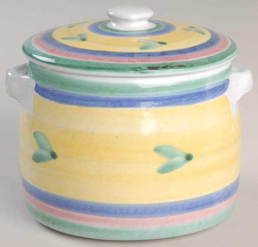 Carousel Bean Pot & Lid by Caleca-1