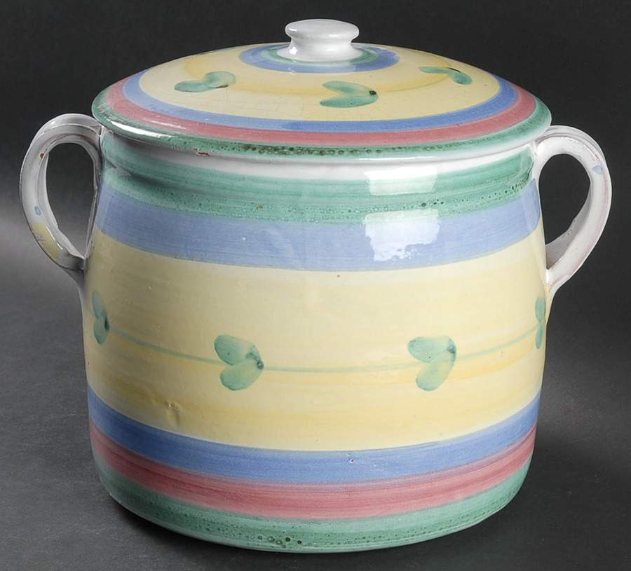 Carousel Bean Pot & Lid by Caleca-1