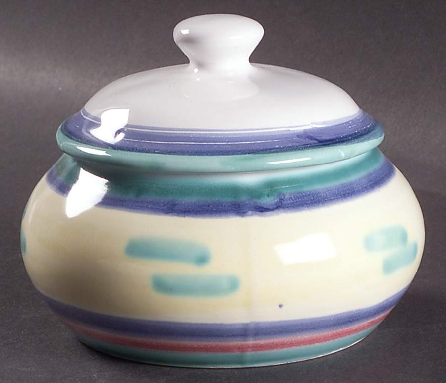 Carousel Sugar Bowl & Lid by Caleca-1