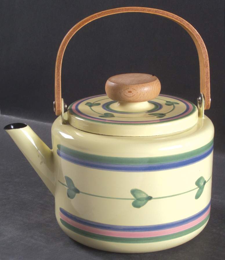 Carousel Metal Kettle & Lid by Caleca-1