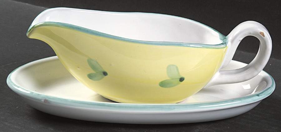 Carousel Gravy Boat & Underplate by Caleca-1
