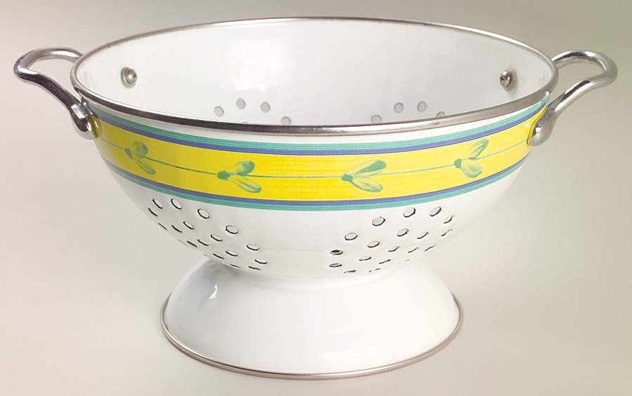 Carousel Metal Colander by Caleca-1
