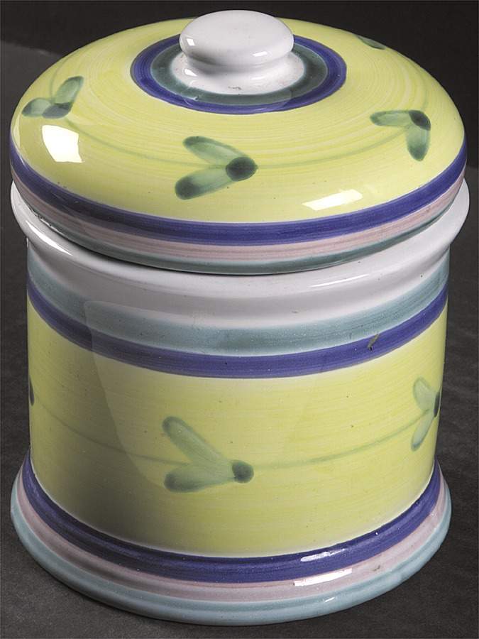 Carousel Small Canister & Lid by Caleca-1
