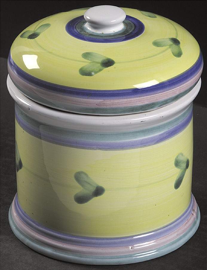 Carousel Medium Canister & Lid by Caleca-1