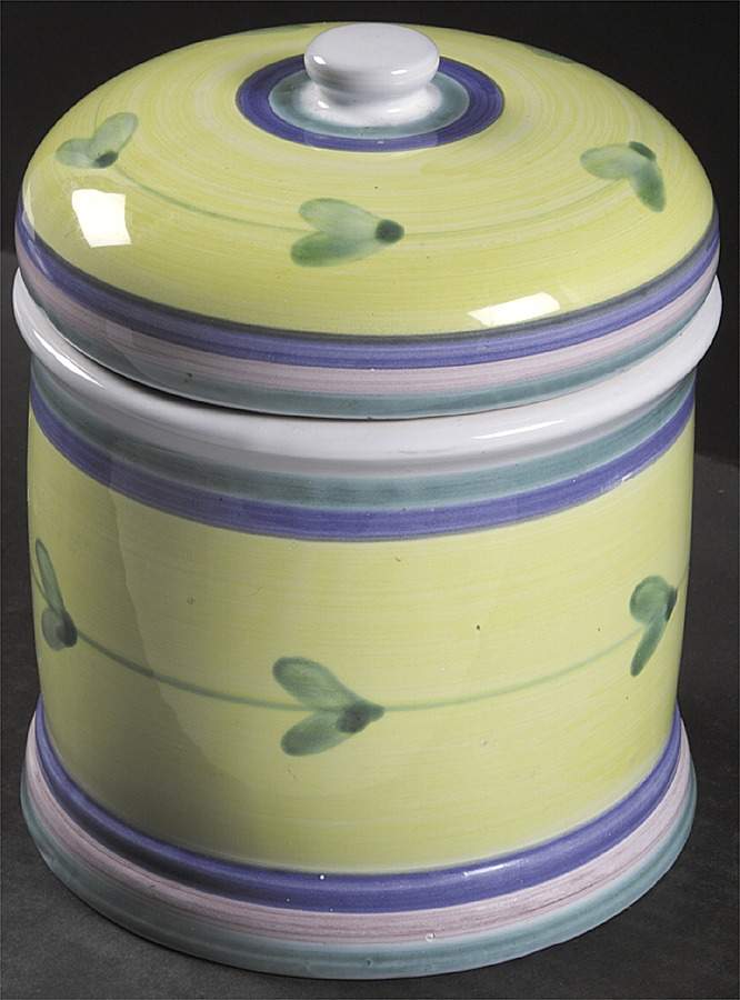 Carousel Large Canister & Lid by Caleca-1