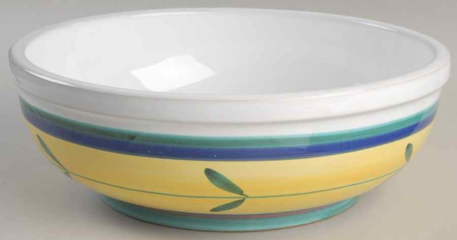 Carousel 11" Large Salad Serving Bowl by Caleca-1