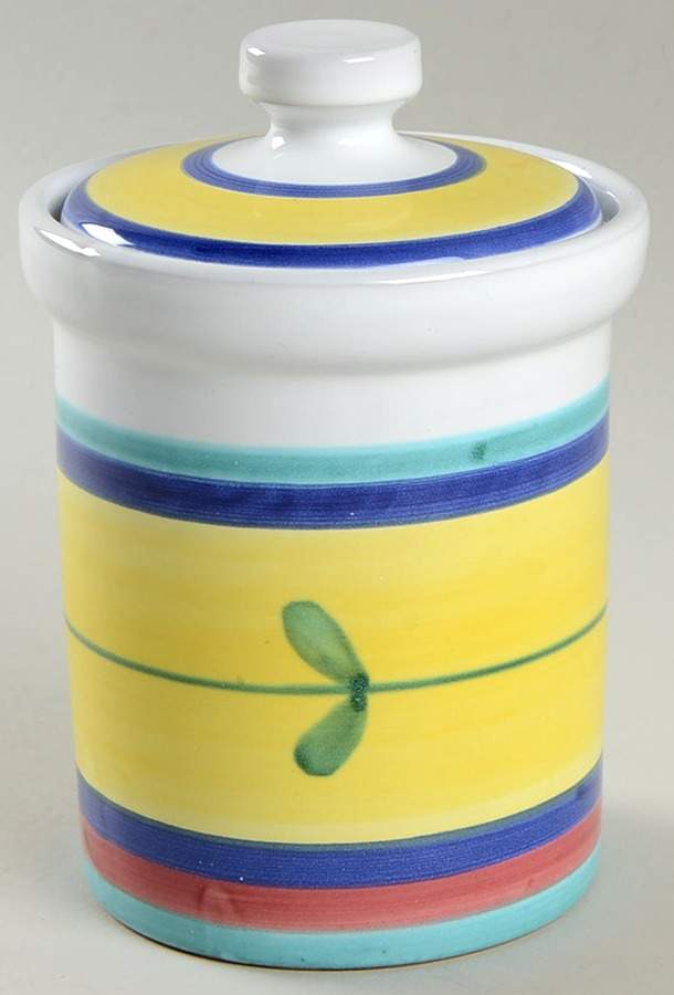 Carousel Small Canister & Lid by Caleca-1