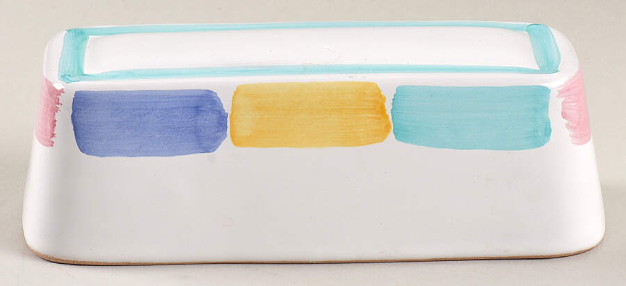 Color Blocks Lid for 1/4 Lb Butter by Caleca-1