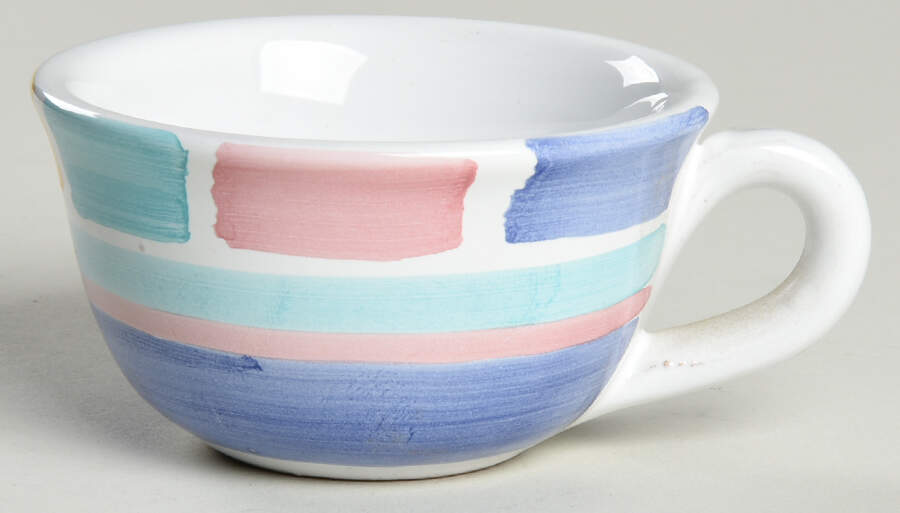 Color Blocks Flat Demitasse Cup by Caleca-1